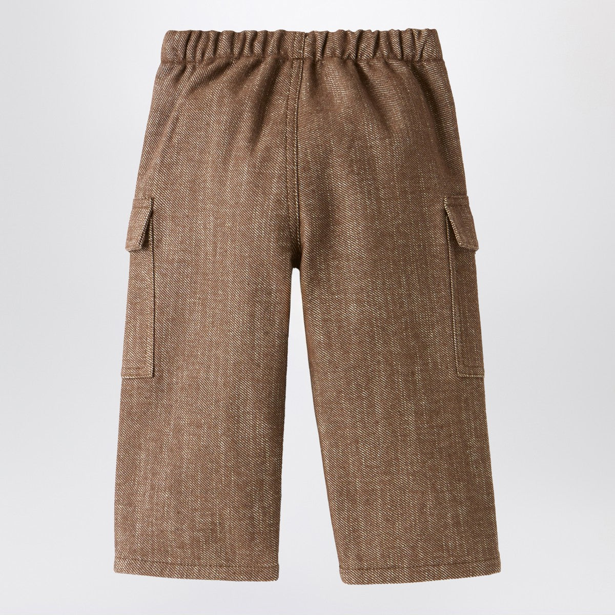 Il Gufo Il Gufo Brown cotton-blend cargo trousers