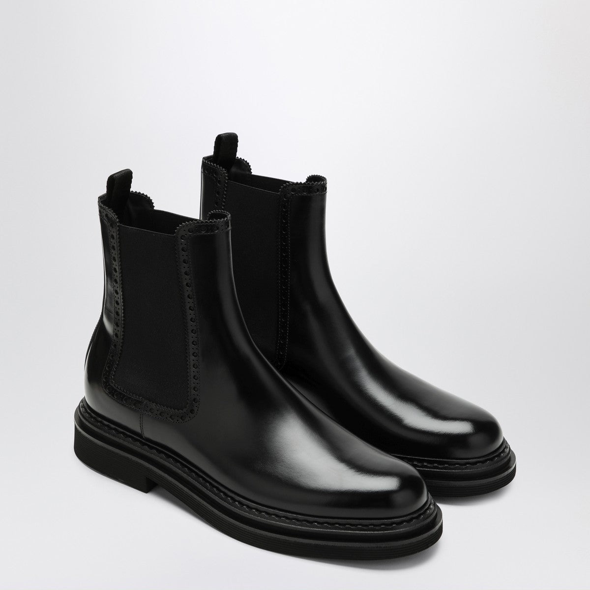 Dolce & Gabbana Dolce & Gabbana Dolce&Gabbana Black leather ankle boot