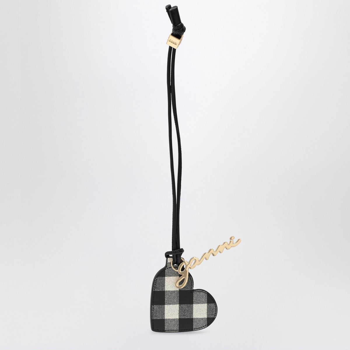 Ganni GANNI Heart-shaped mirror Bou black