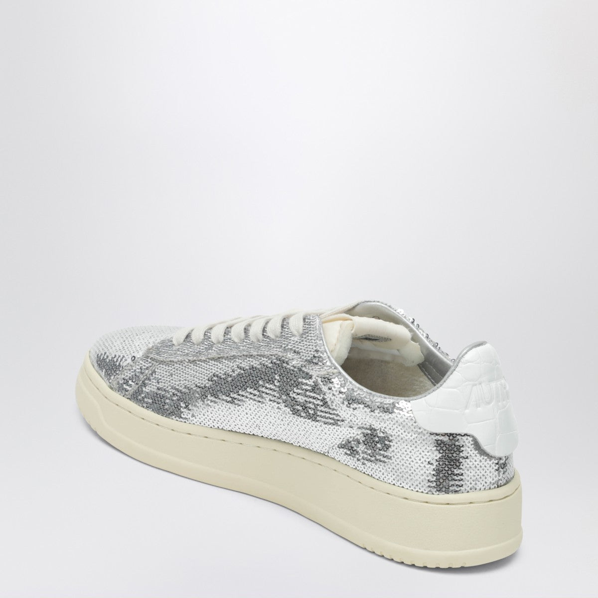 Autry AUTRY Dallas Sparkling sneakers in grey/white sequins