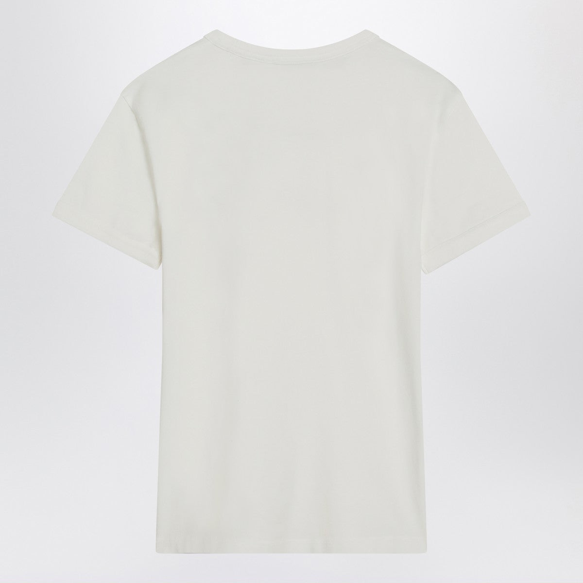 Acne Studios Acne Studios White cotton T-shirt with logo