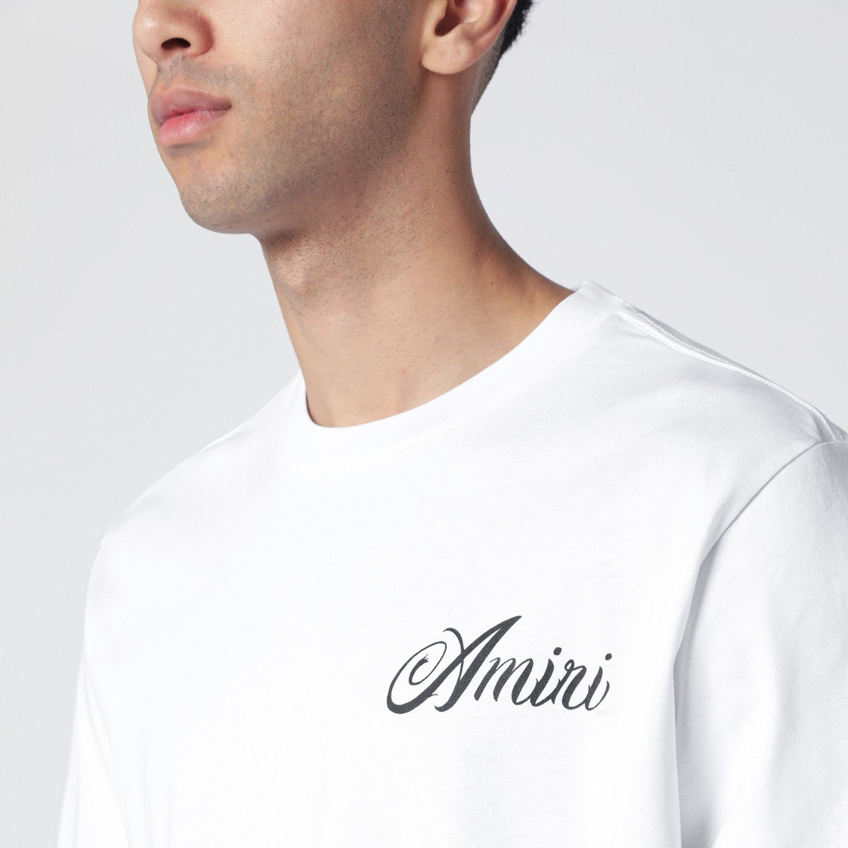 Amiri AMIRI White cotton T-shirt with logo print