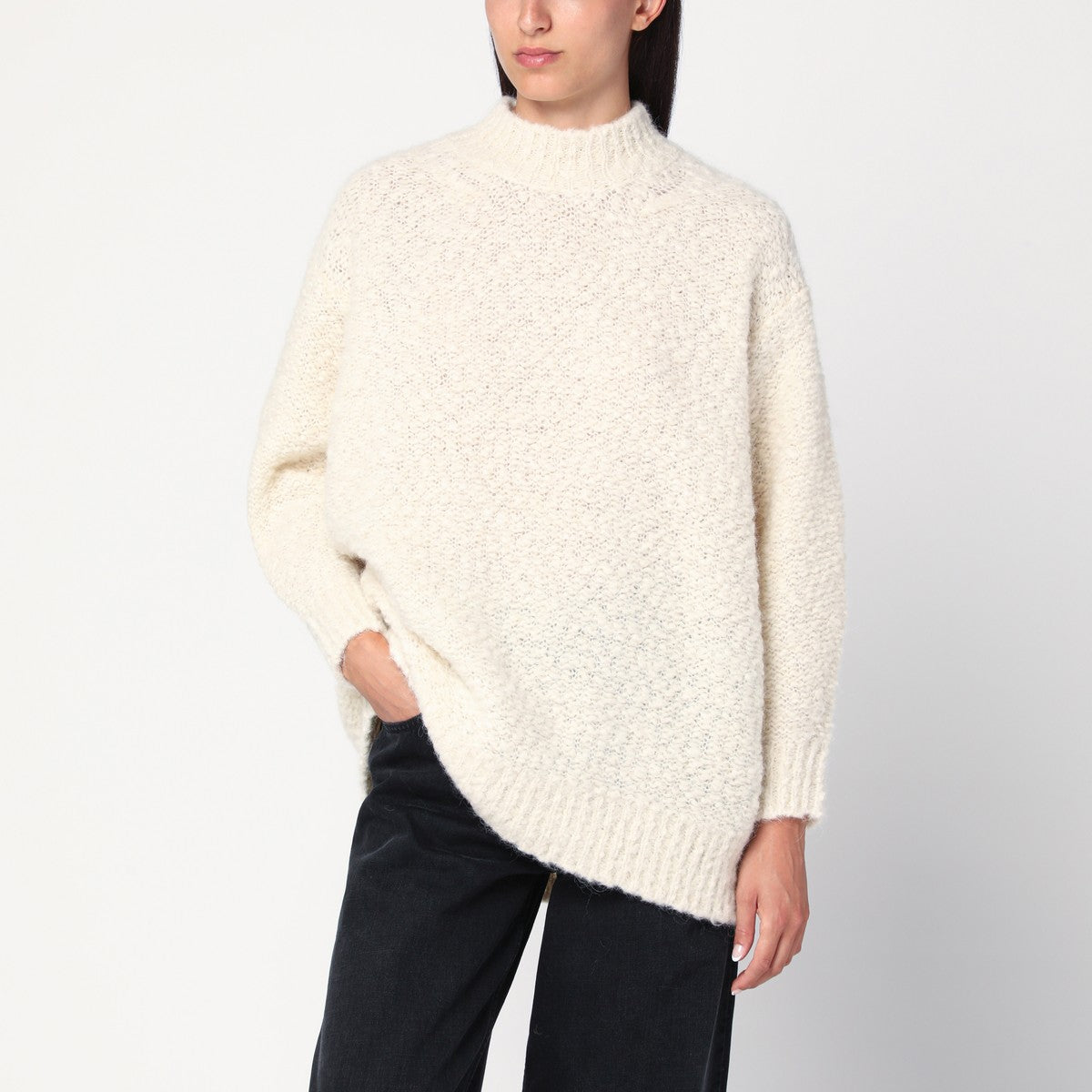 Isabel Marant ISABEL MARANT Ecru sweater in alpaca blend