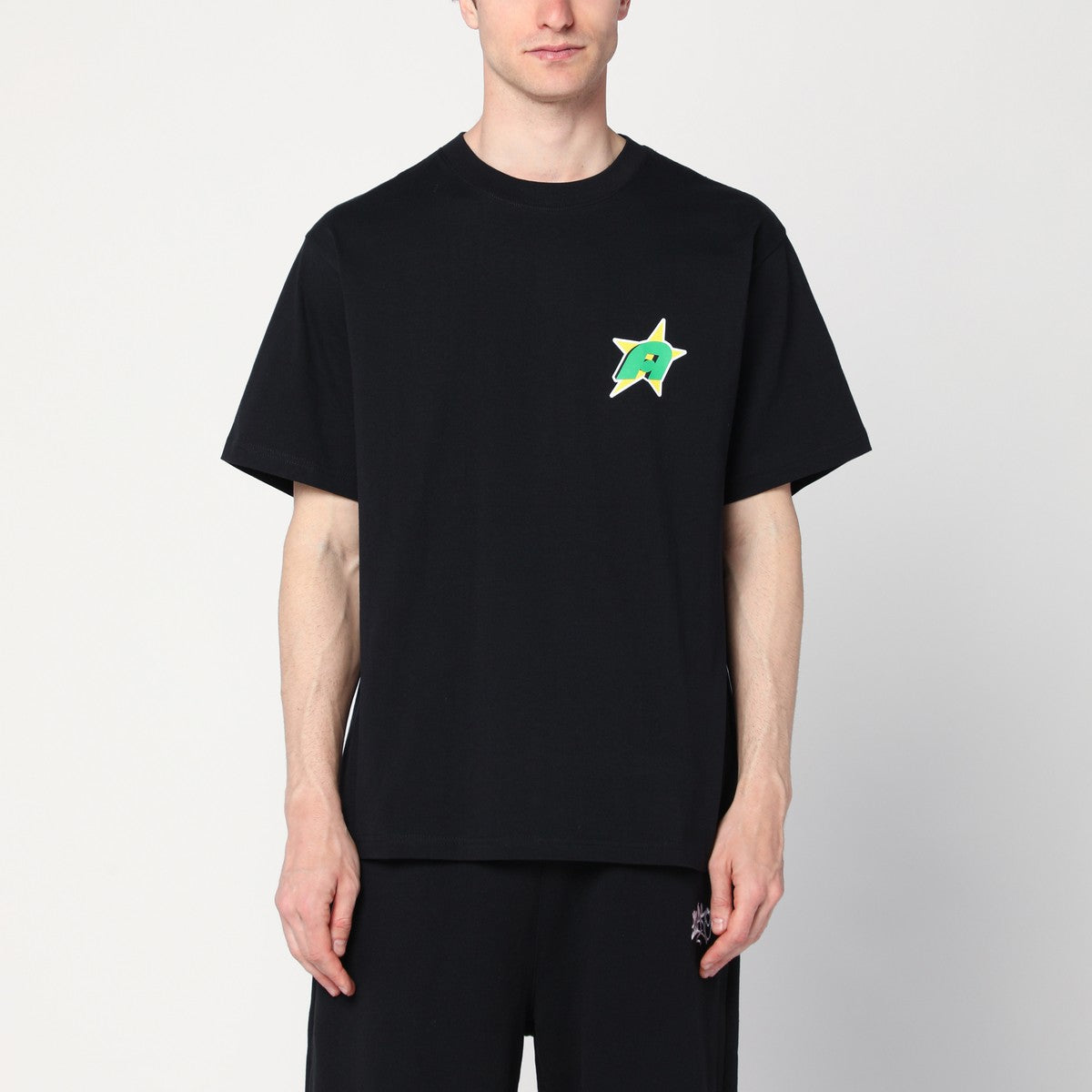 Awake NY Awake NY Black T-shirt with Star A logo