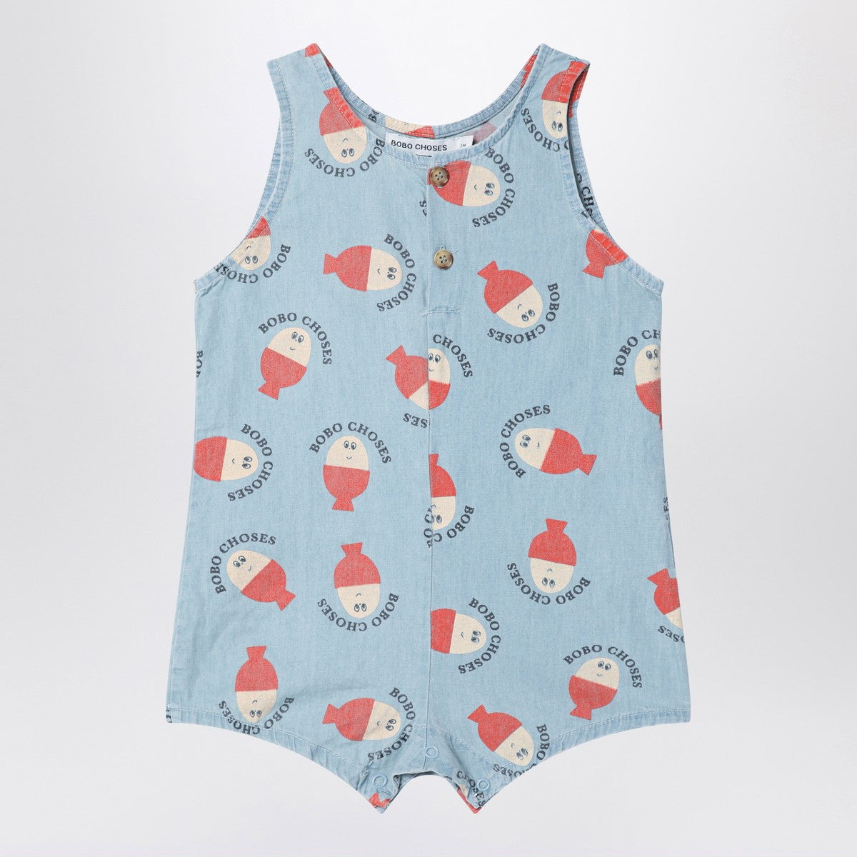 Bobo Choses Bobo Choses Morning Egg Blue Romper