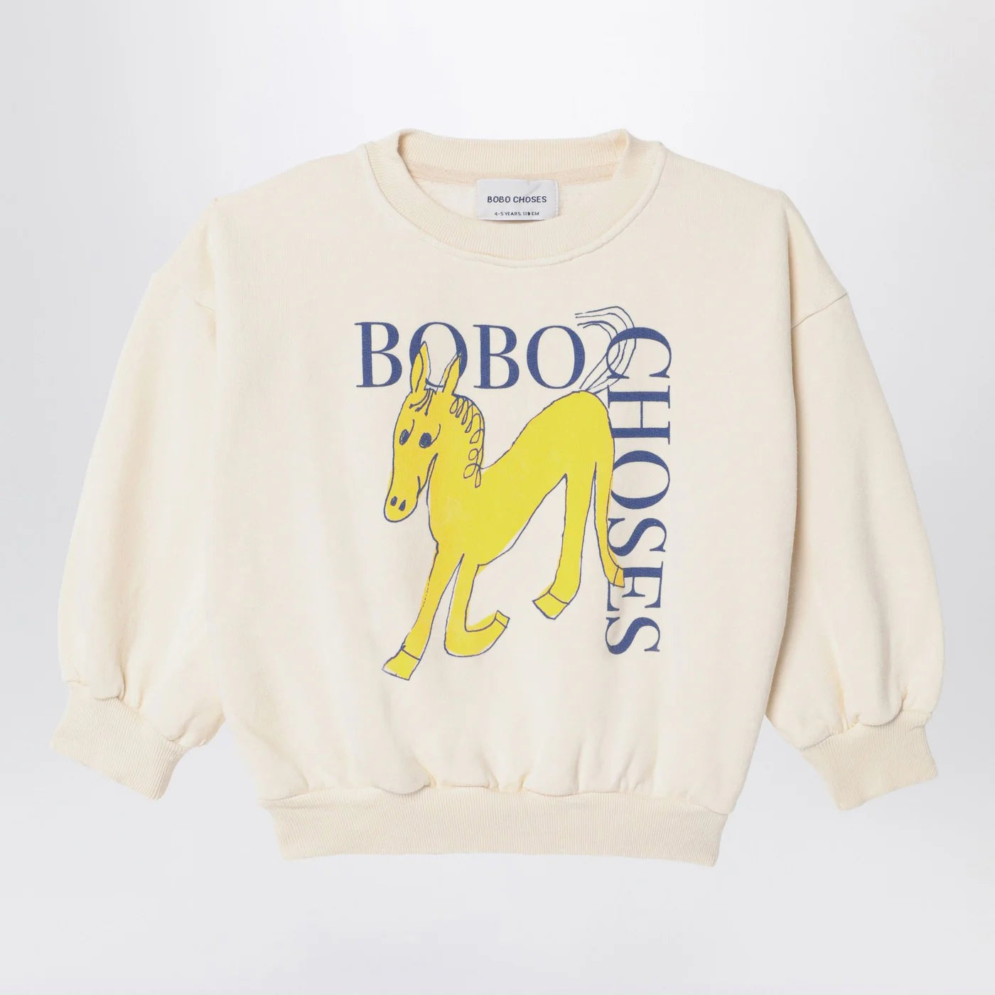Bobo Choses Ivory Wonder Horse sweatshirt