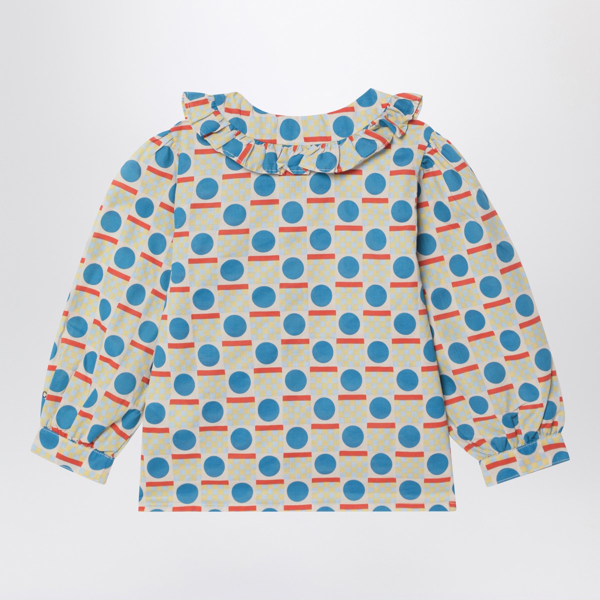 Bobo Choses Bobo Choses Cotton blouse with geometric patterns