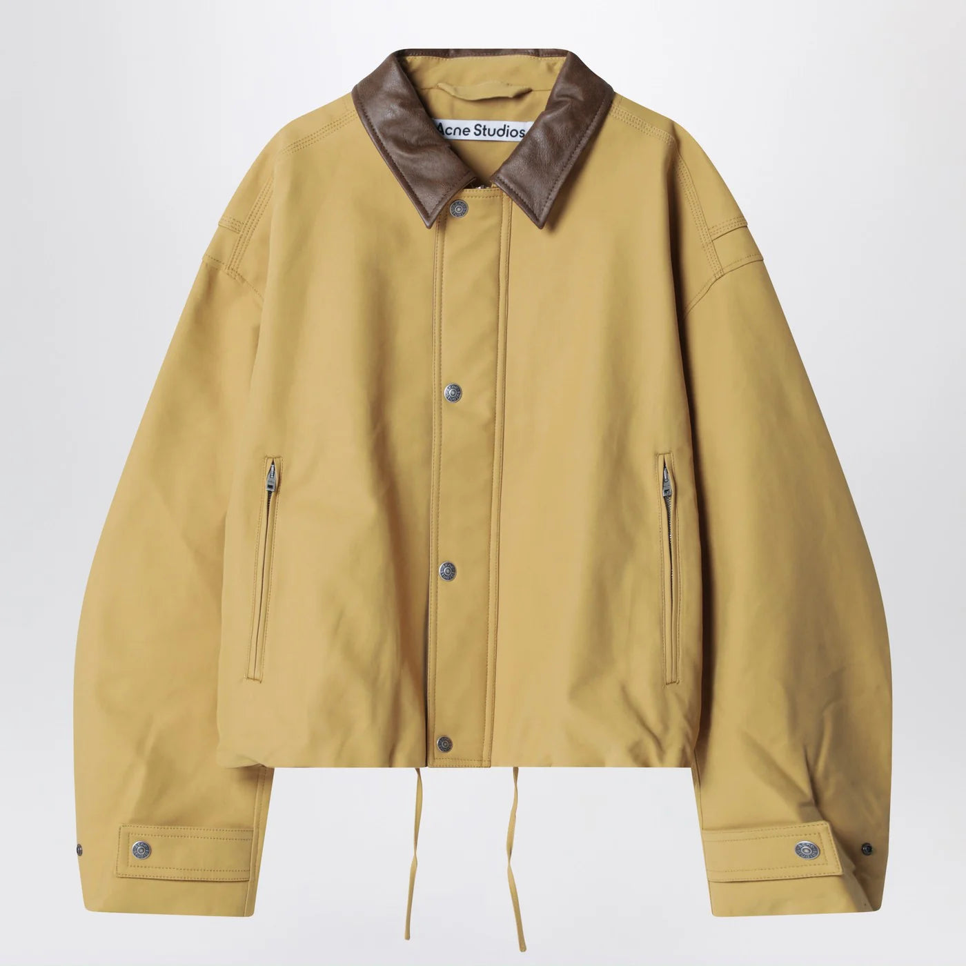 Acne Studios Twill bomber jacket Sand beige