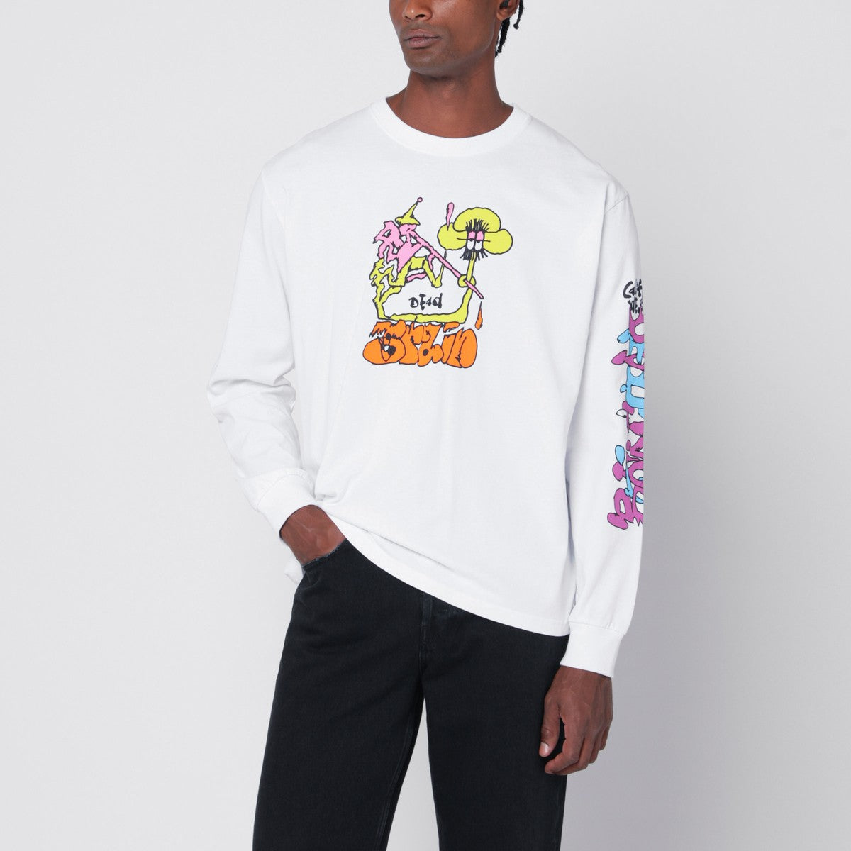 Brain Dead Brain Dead White cotton Packing Up shirt