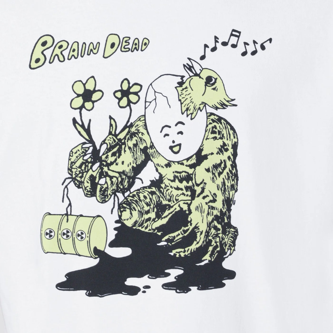 Brain Dead White Nuclear Evolution T-shirt