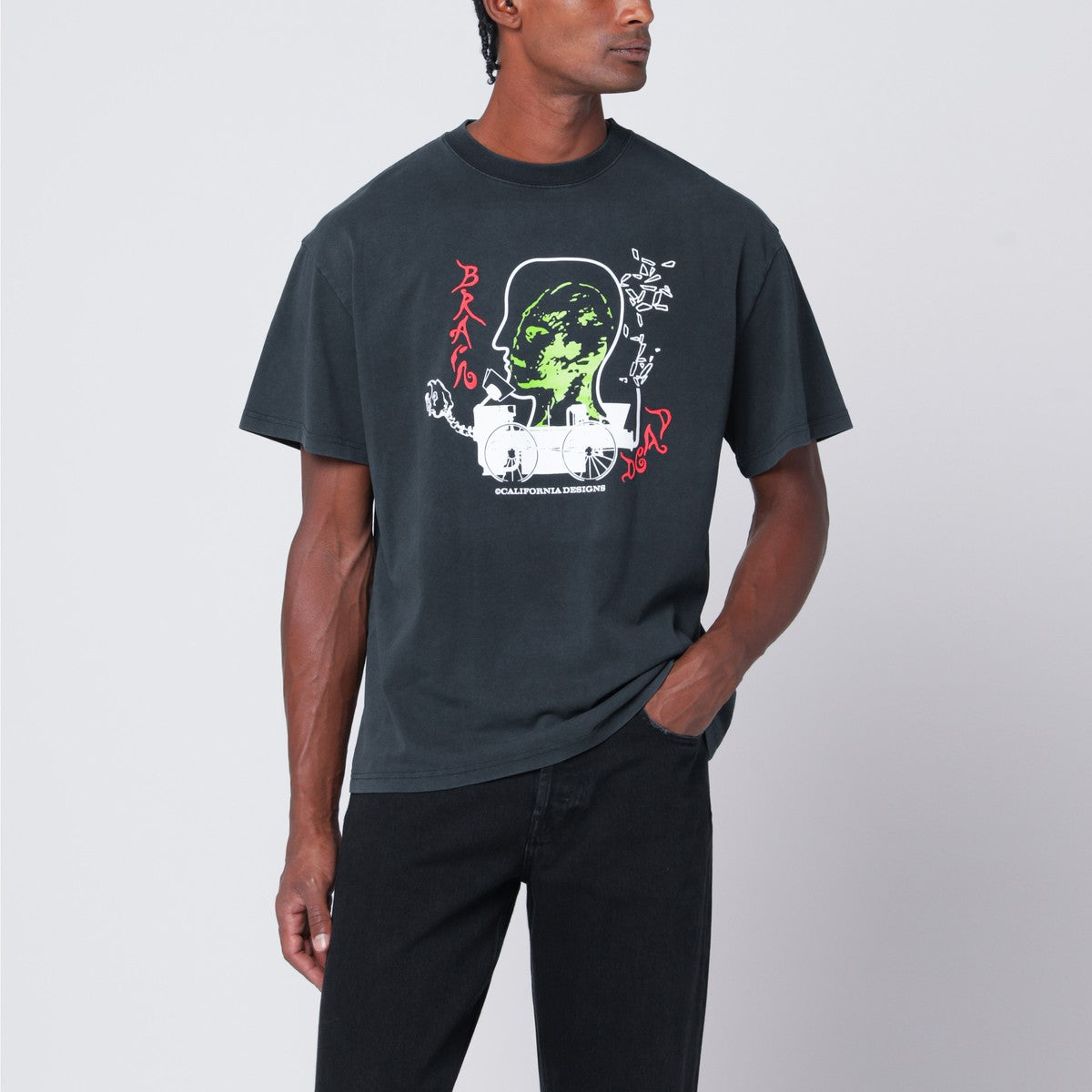 Brain Dead Brain Dead Black Neuro Free Association T-shirt