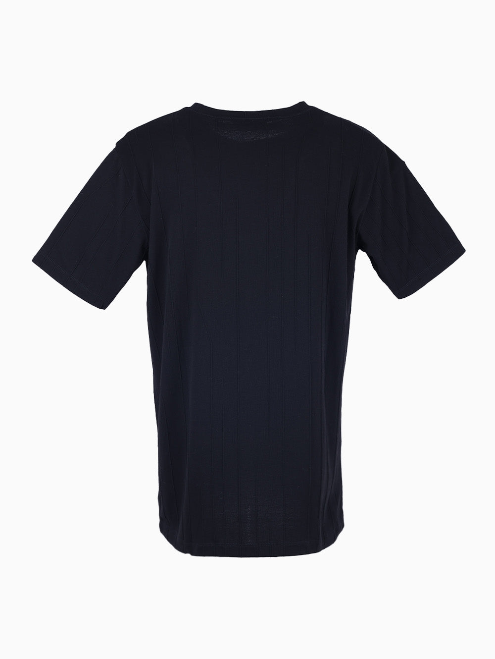 LA HAINE Men’s Black Short Sleeve T-Shirt – Italian minimalist design in premium cotton from Luxe Marca