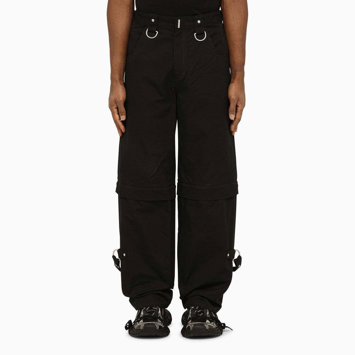 Givenchy Givenchy Black trousers with removable bottoms