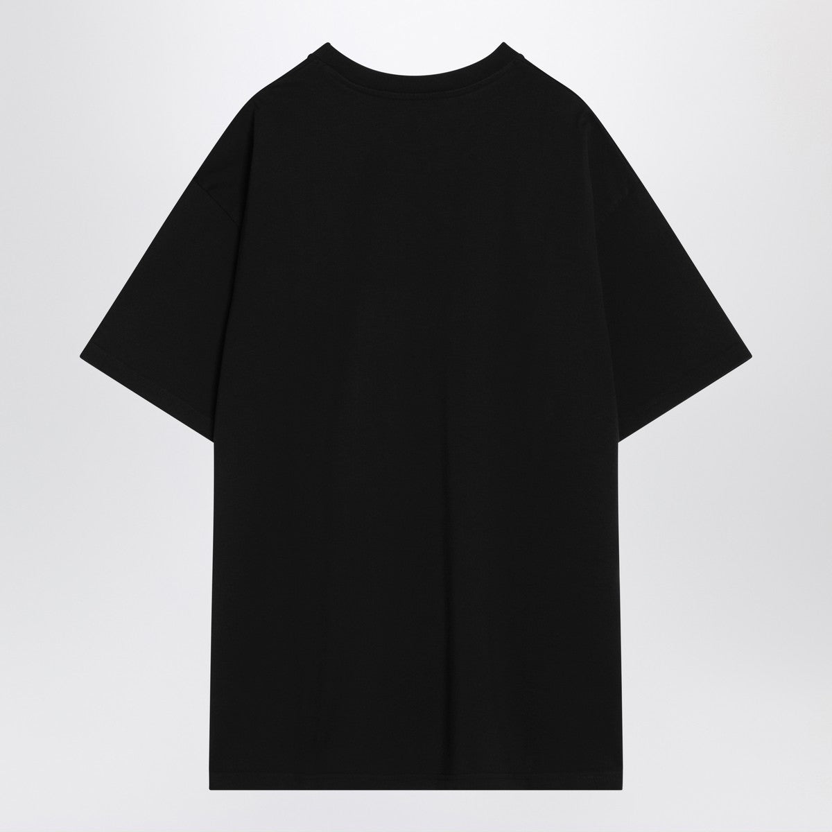 Givenchy Givenchy Black cotton T-shirt with logo patch