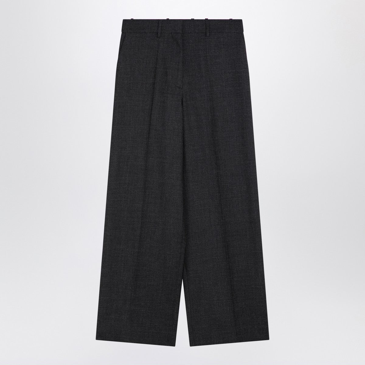 Givenchy Givenchy Dark grey wool wide trousers