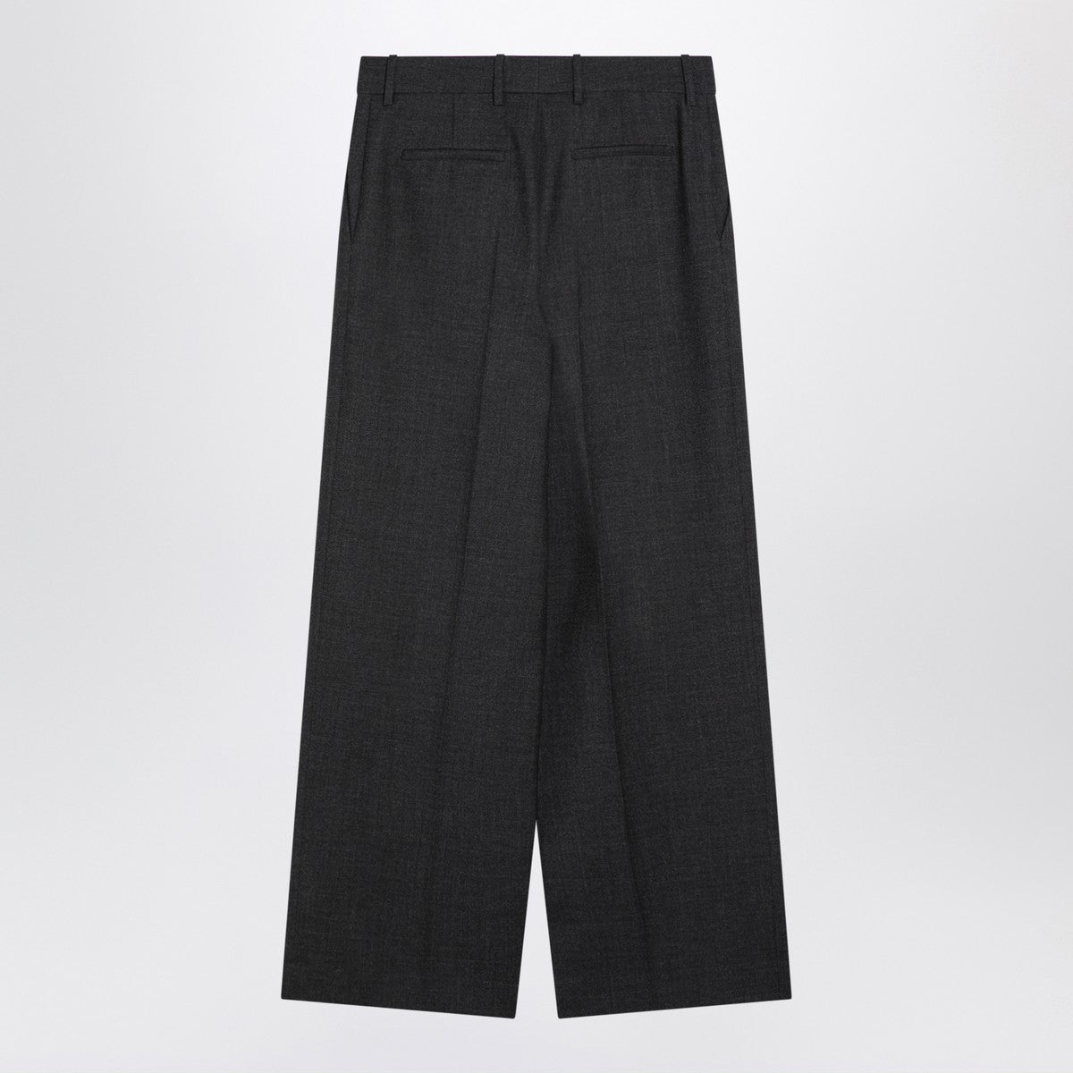 Givenchy Givenchy Dark grey wool wide trousers