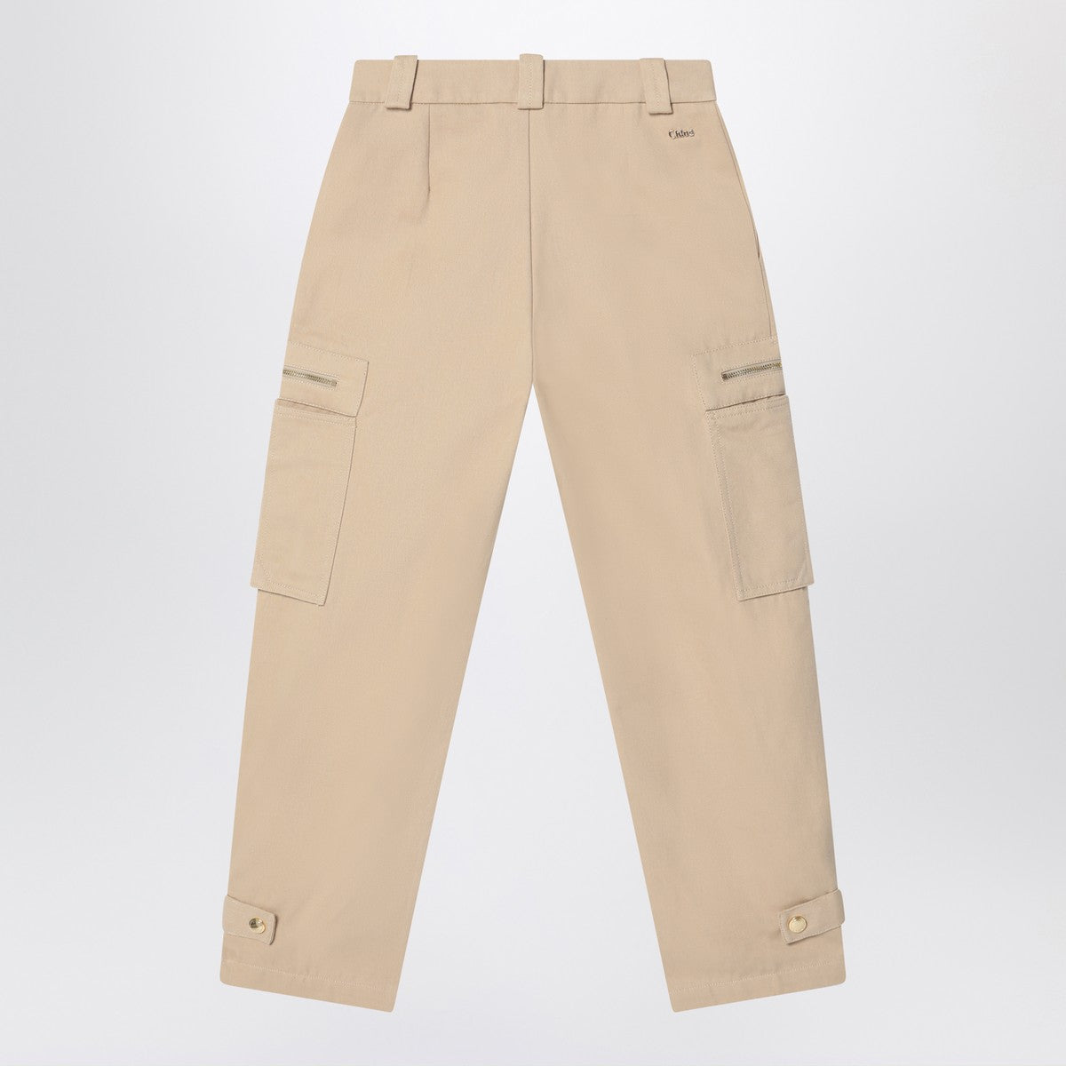 Chloé Chloé Beige cotton cargo pants