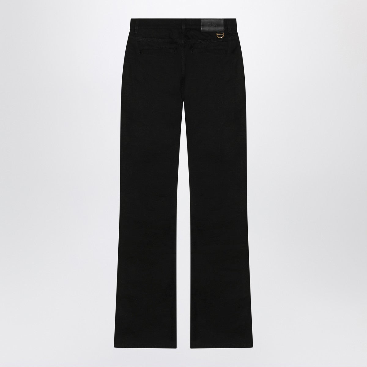 Chloé Chloé Black slim jeans with charm zip