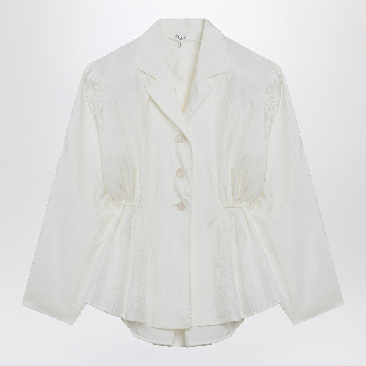 Chloé Chloé Ivory silk-blend blouse