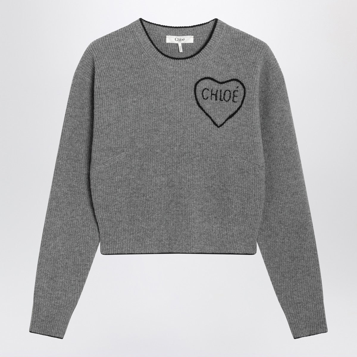 Chloé Chloé Gray wool and cashmere sweater