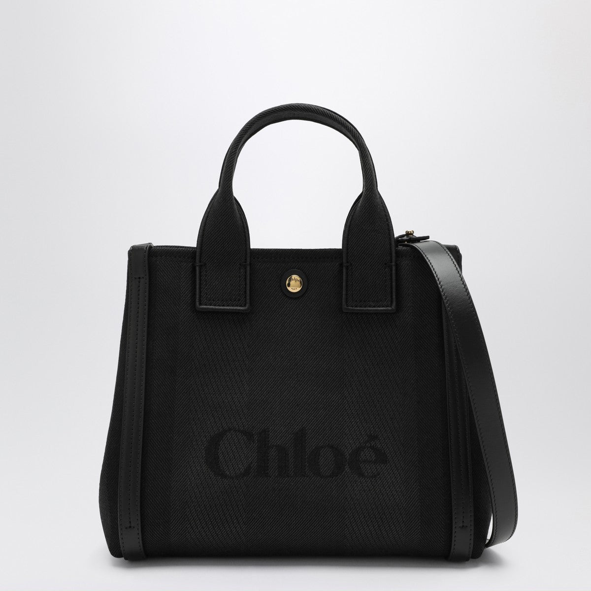 Chloé Chloé Carry Small tote bag in black canvas