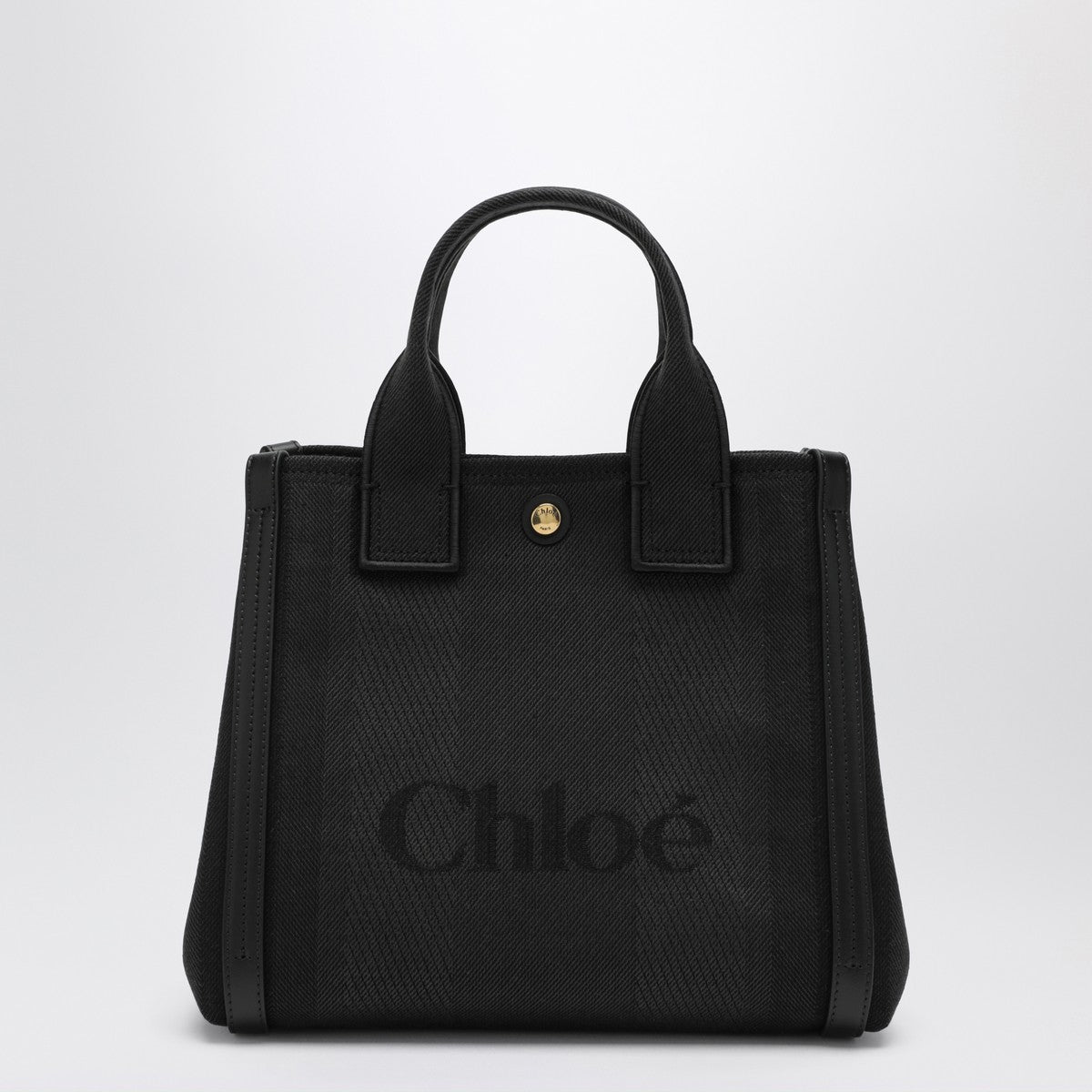 Chloé Chloé Carry Small tote bag in black canvas
