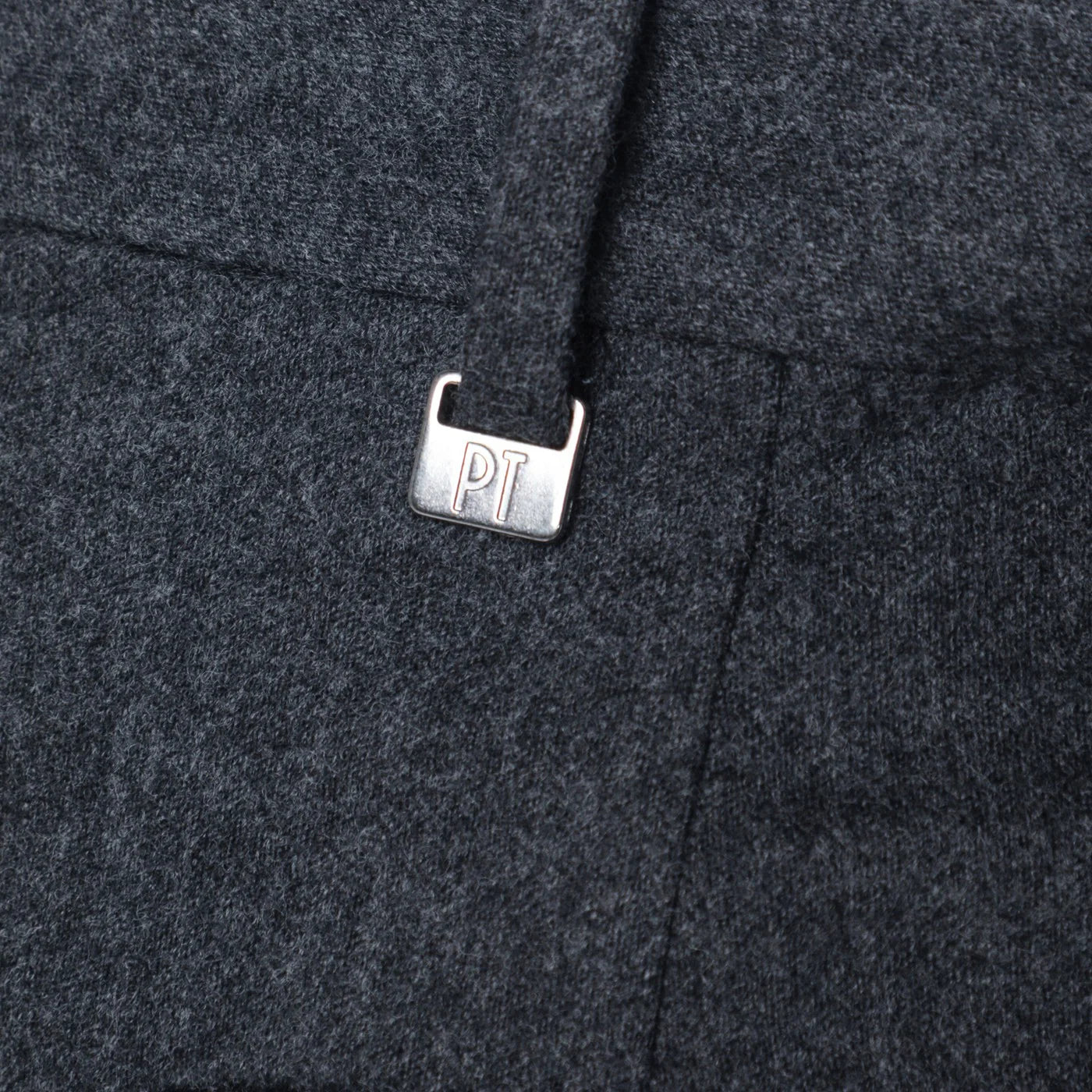 PT Torino Gray wool and cashmere trousers