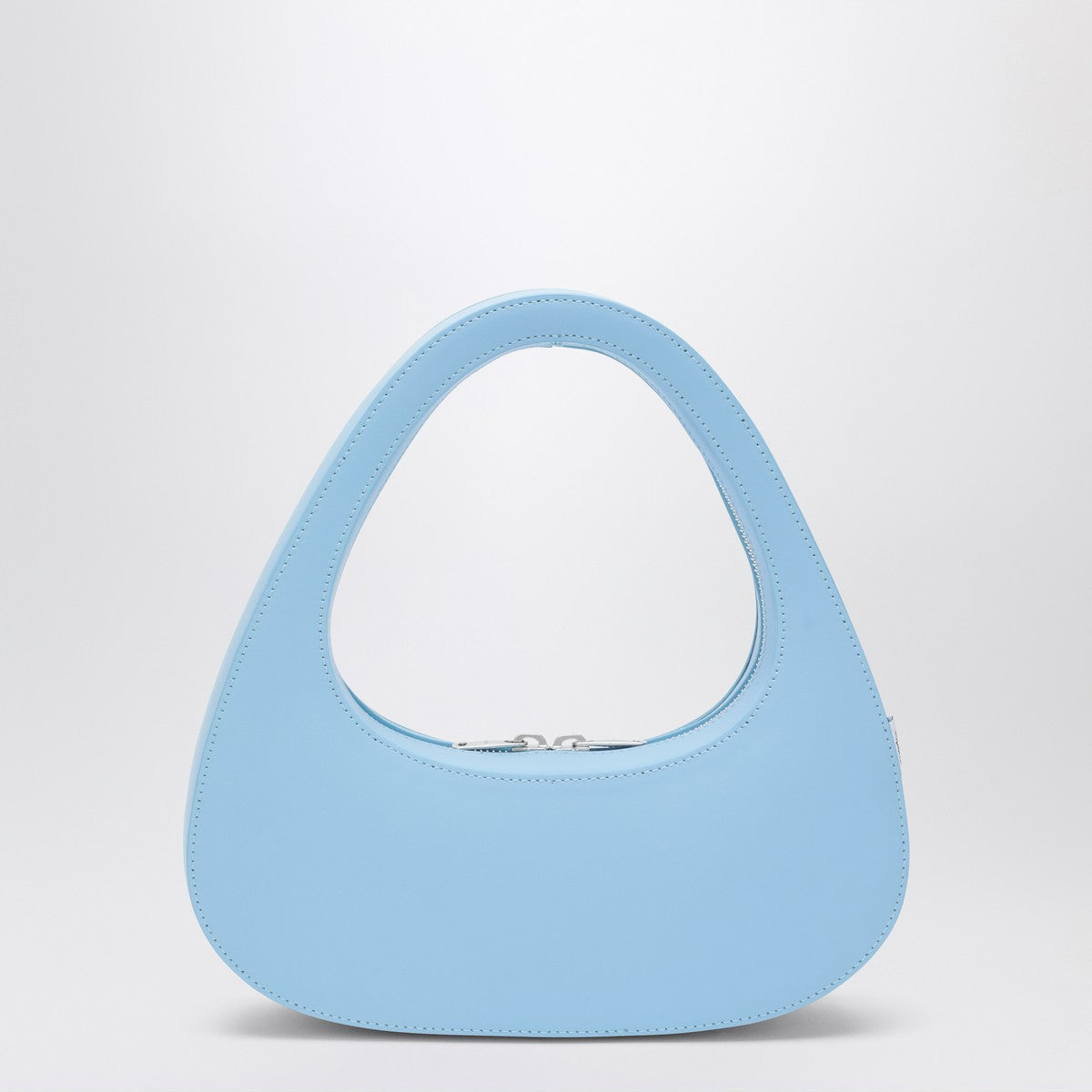 Coperni Coperni Micro Baguette Swipe Bag light blue leather