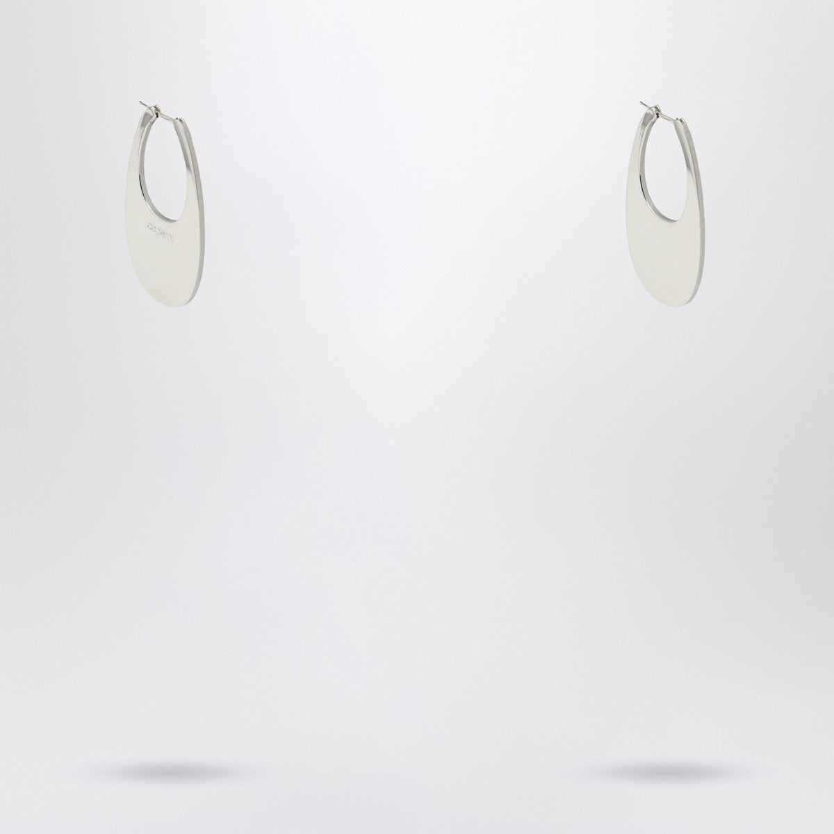 Coperni Coperni Large silver Swipe earrings