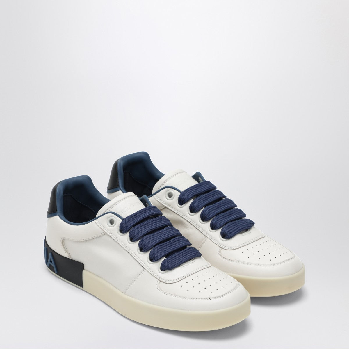 Dolce & Gabbana Dolce&Gabbana Portofino sneakers white/denim blue