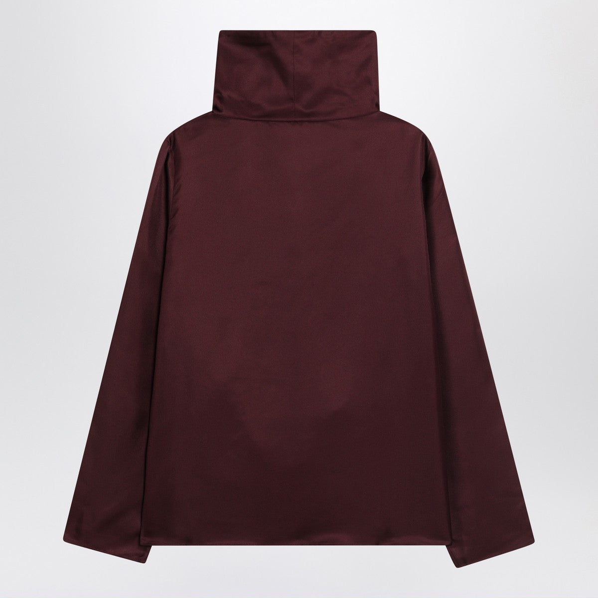 LouLou De Saison Plum Cyna silk blouse