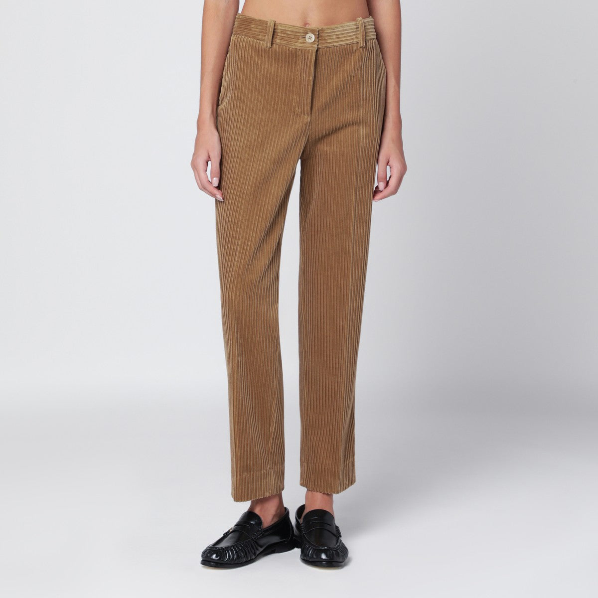 P.A.R.O.S.H. P.A.R.O.S.H. Camel-coloured corduroy trousers