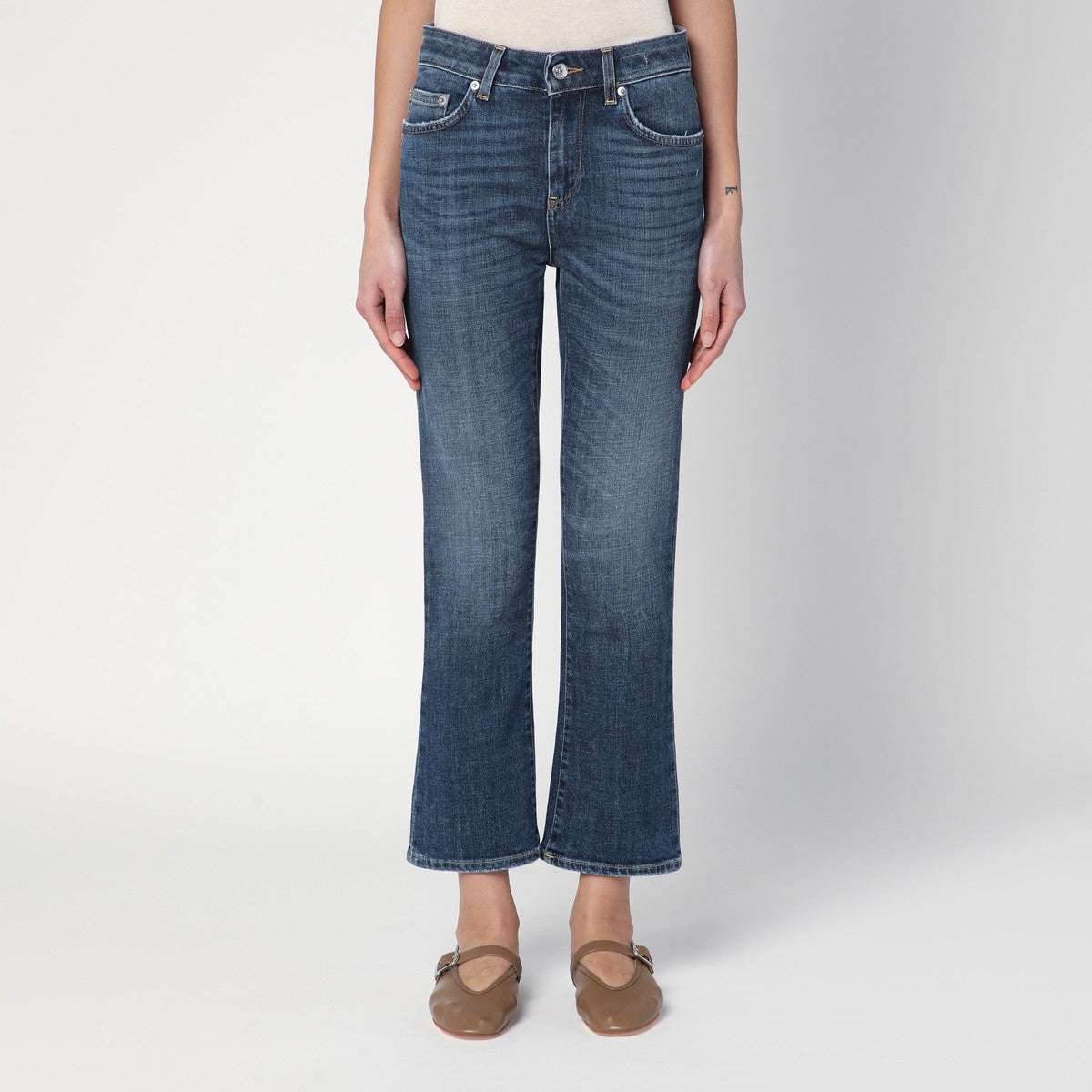 DEPARTMENT 5 DEPARTMENT 5 Washed blue Clar bootcut jeans