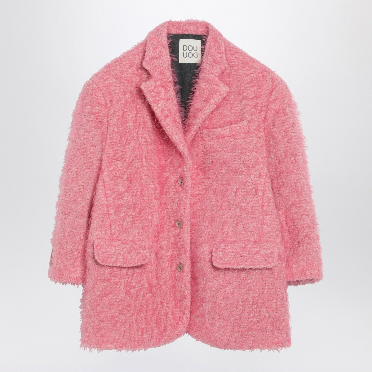 Douuod Douuod Olona pink wool-blend jacket