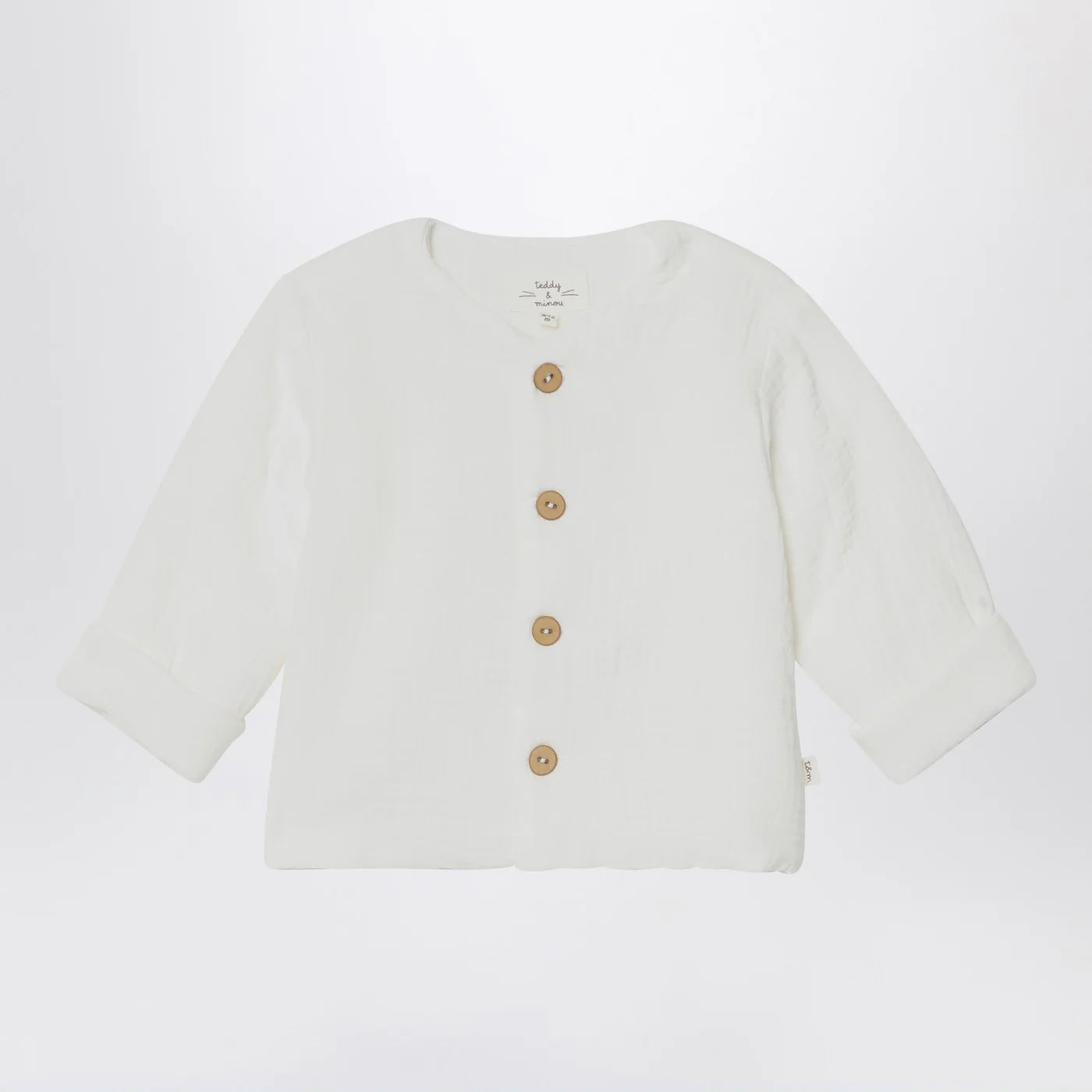 Teddy & Minou White Cotton Jacket