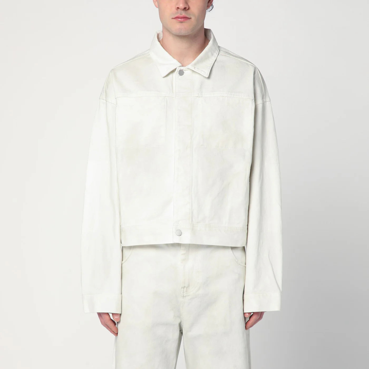 Entire Studios Ivory denim jacket