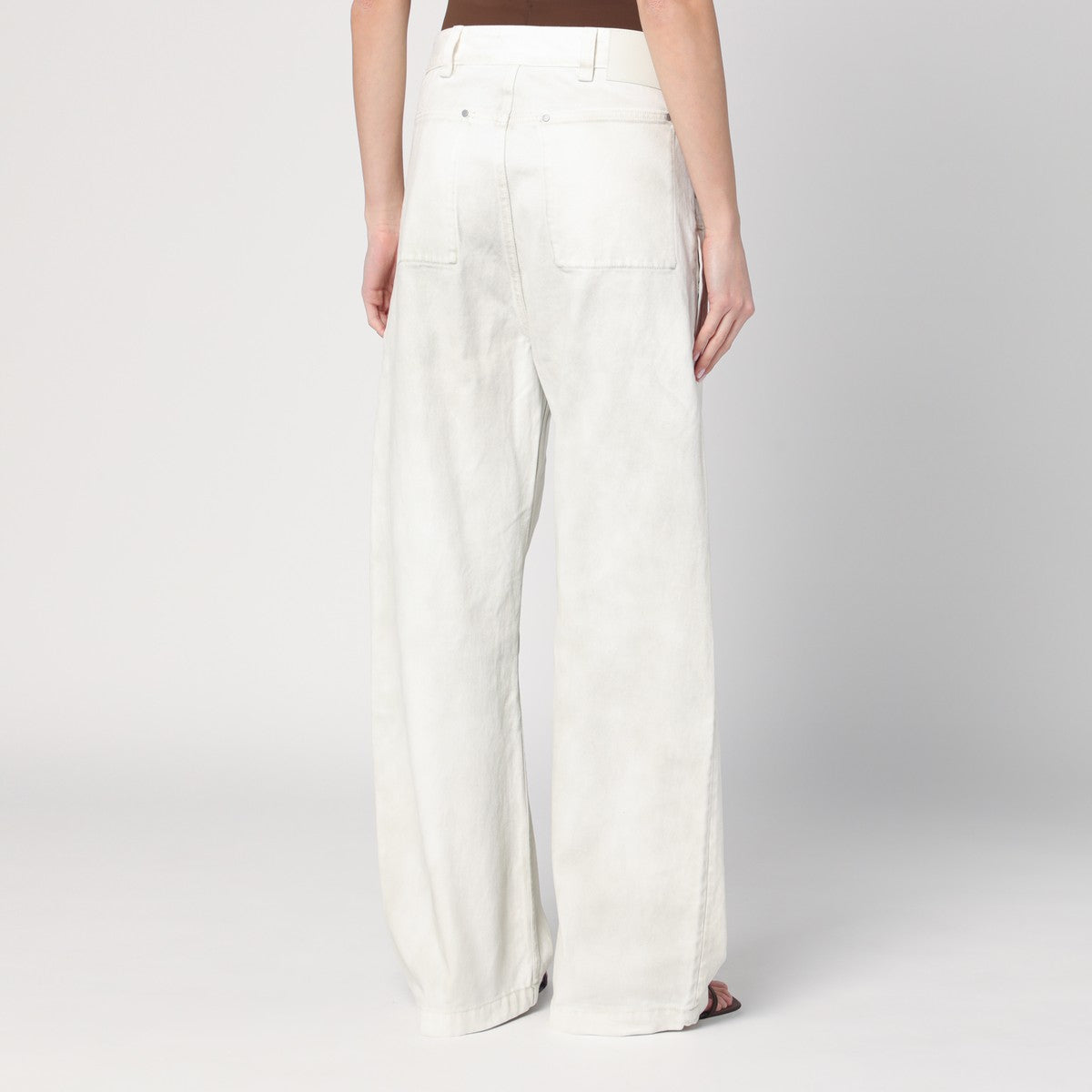 Entire Studios Entire Studios Ivory denim trousers