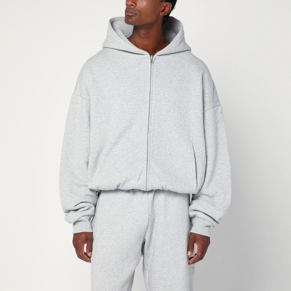 Entire Studios Entire Studios Grey zip cotton sweatshirt