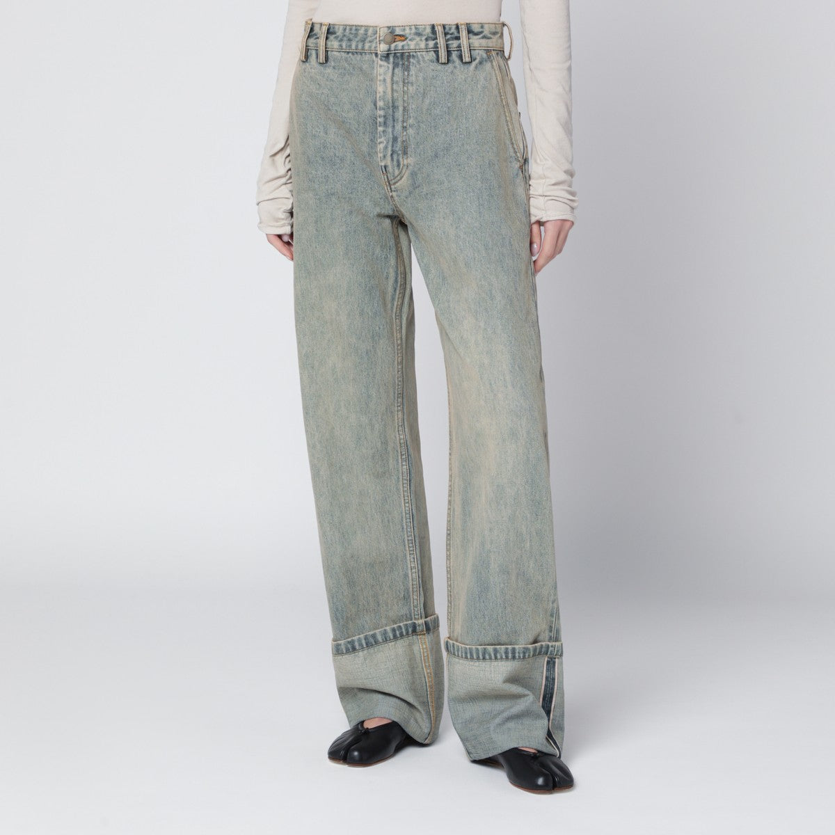 Entire Studios Entire Studios Wide-leg jeans with washed effect