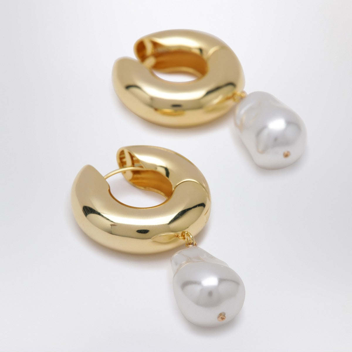 éliou éliou Pearl gold earrings