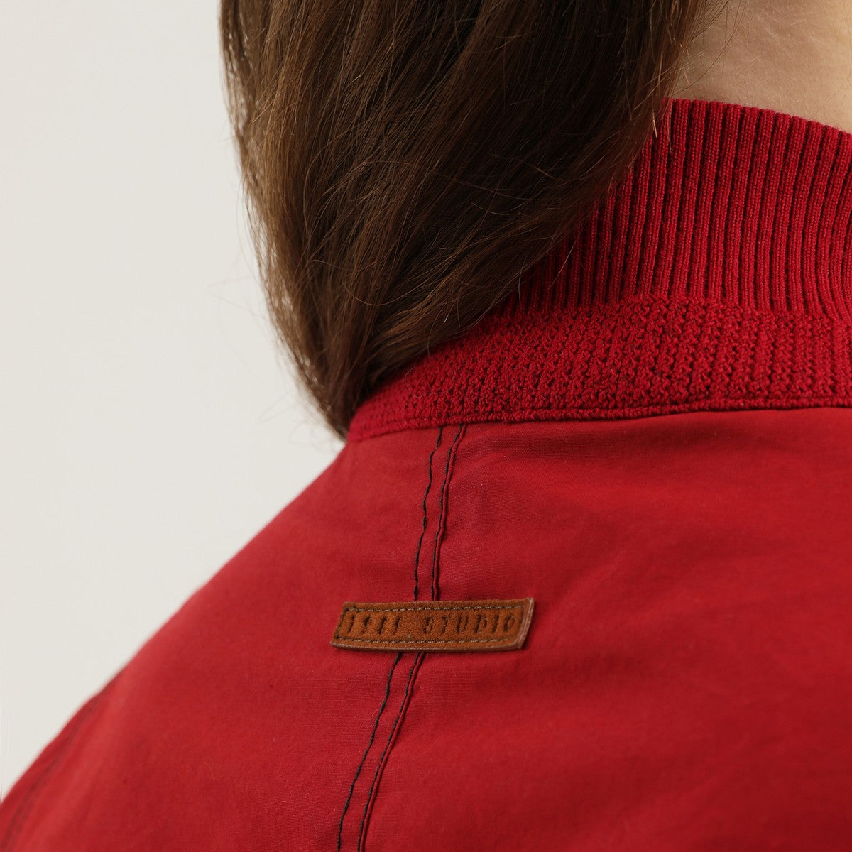 1989 STUDIO 1989 STUDIO Red and black reversible jacket