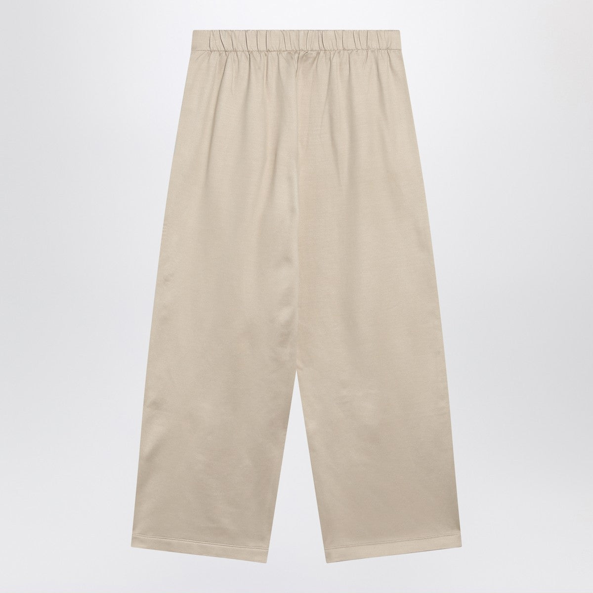 Max Mara Max Mara Beige silk blend trousers