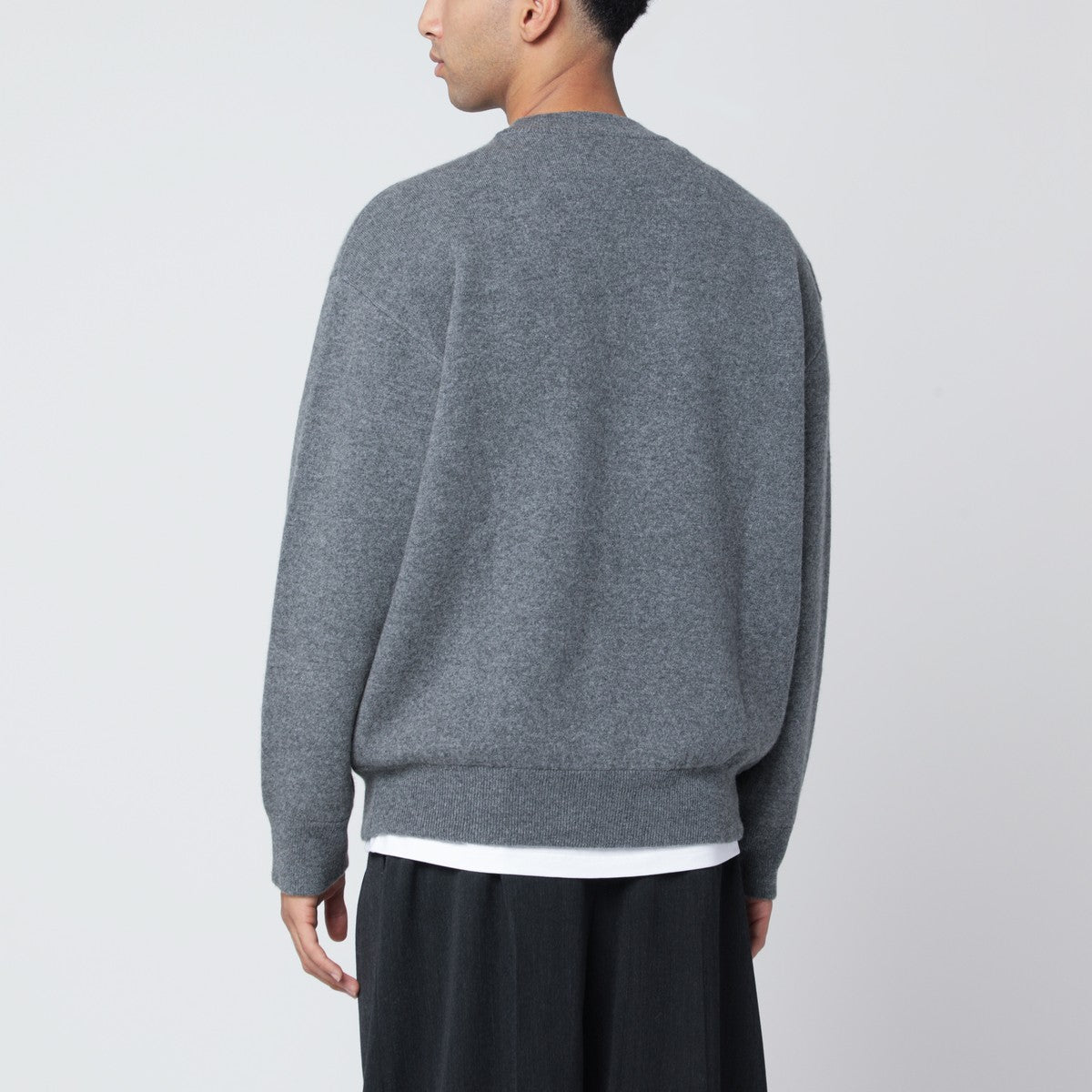 Soft Goat Soft Goat Grey cashmere crewneck sweater