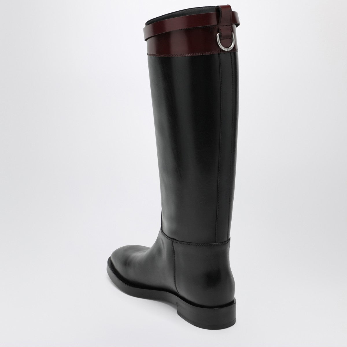 Durazzi Milano Durazzi Milano Black/burgundy two-tone boots