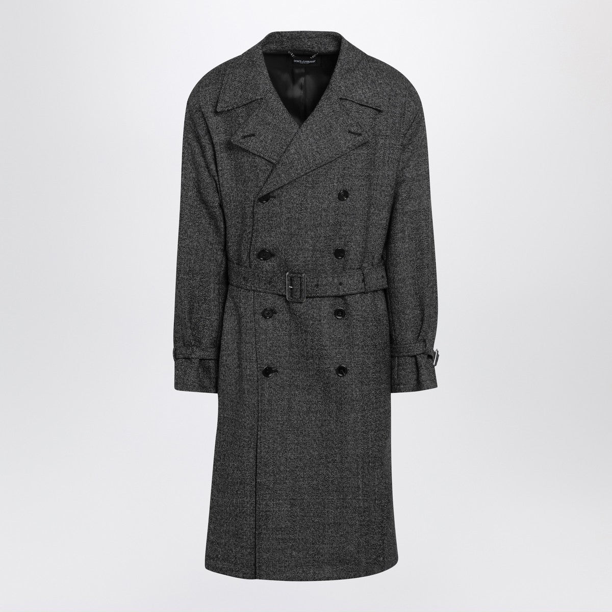 Dolce & Gabbana Dolce & Gabbana Dolce&Gabbana Grey wool double-breasted coat