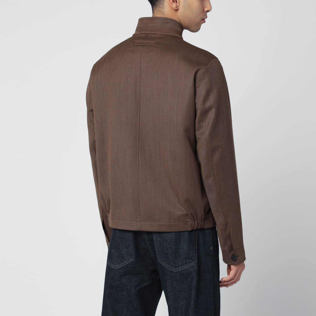 ZEGNA ZEGNA Brown wool jacket
