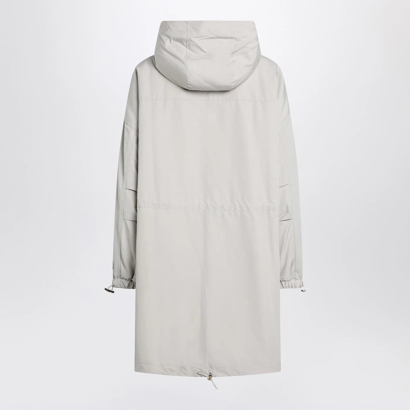 Max Mara Studio Light beige cotton blend parka