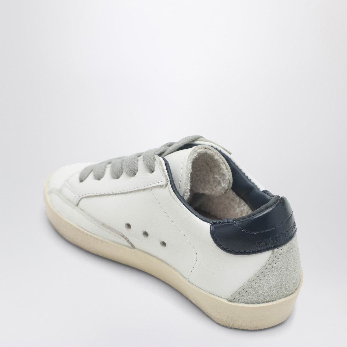 Golden Goose Golden Goose Super-star sneakers in vintage white/navy blue