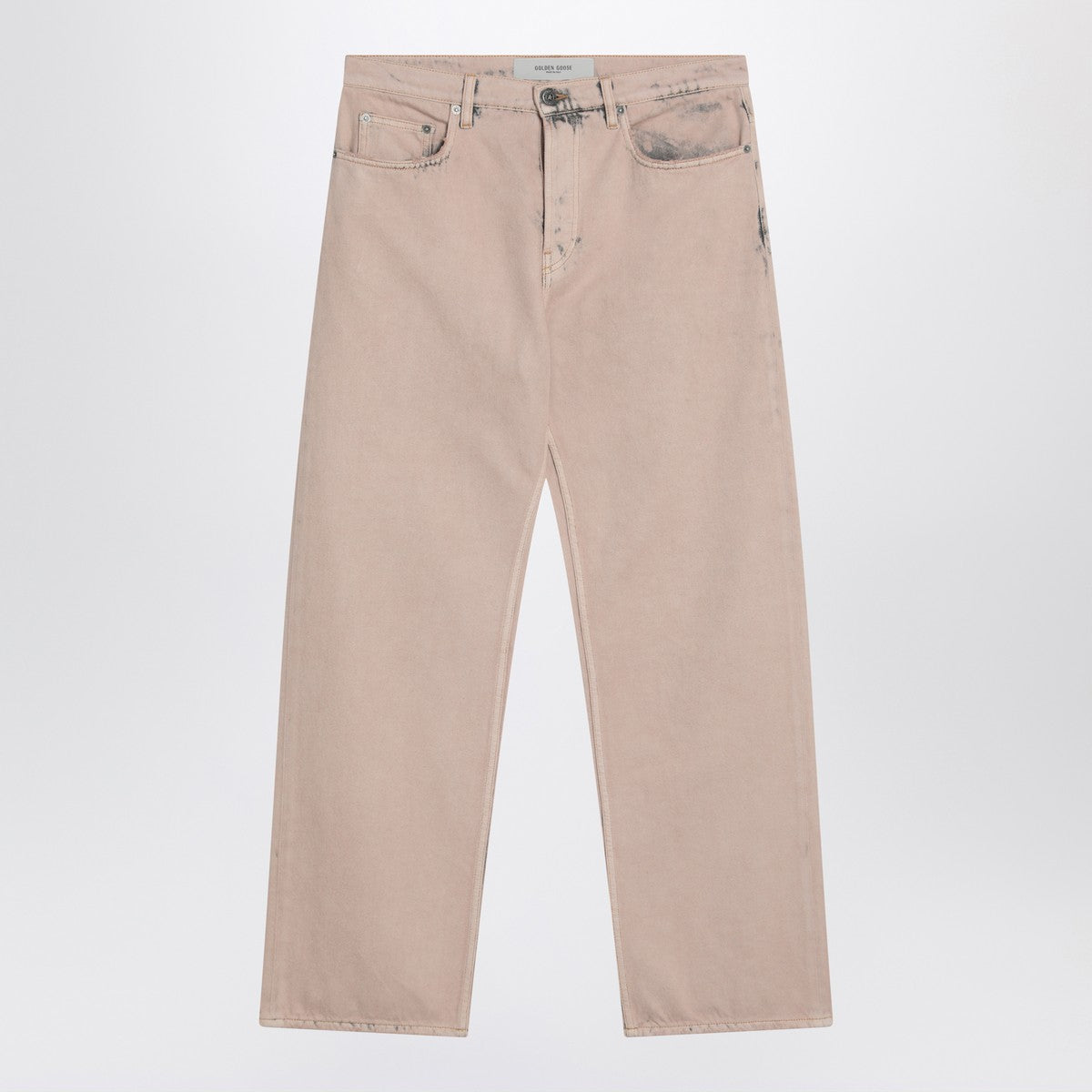 Golden Goose Golden Goose Dyed-effect pink denim jeans