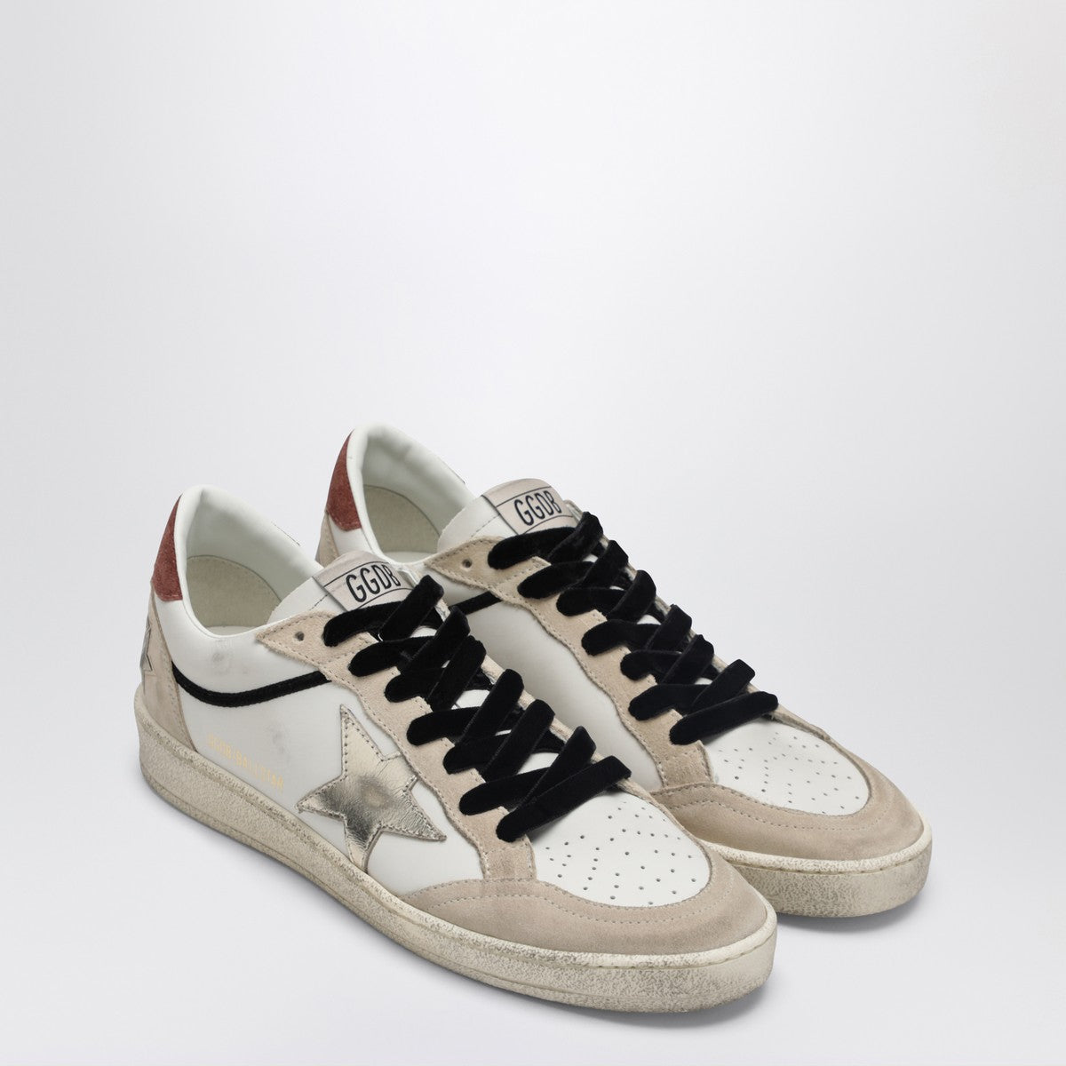 Golden Goose Ball Star sneakers white/beige/platinum/rust